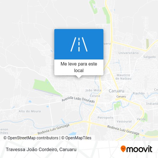 Travessa João Cordeiro mapa