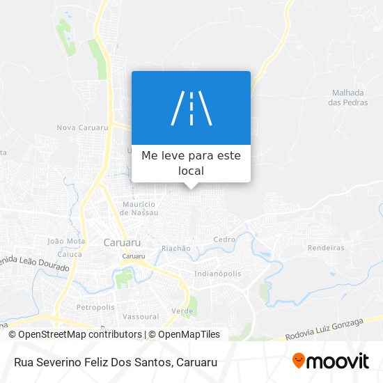 Rua Severino Feliz Dos Santos mapa