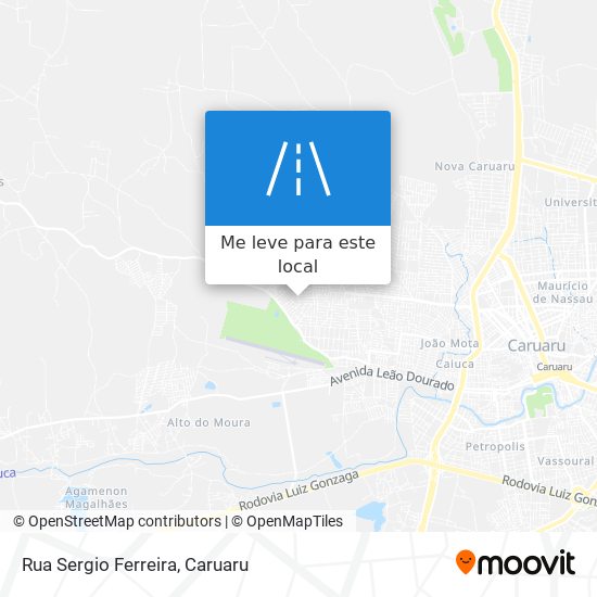 Rua Sergio Ferreira mapa