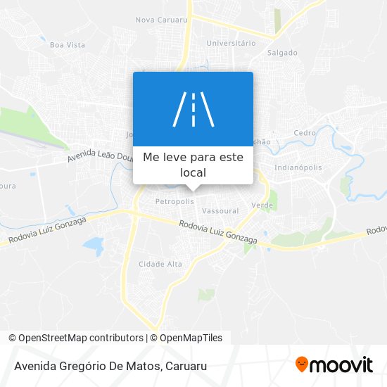 Avenida Gregório De Matos mapa