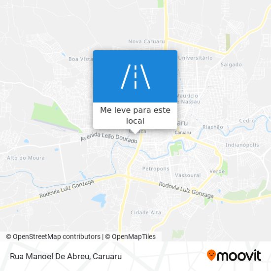 Rua Manoel De Abreu mapa