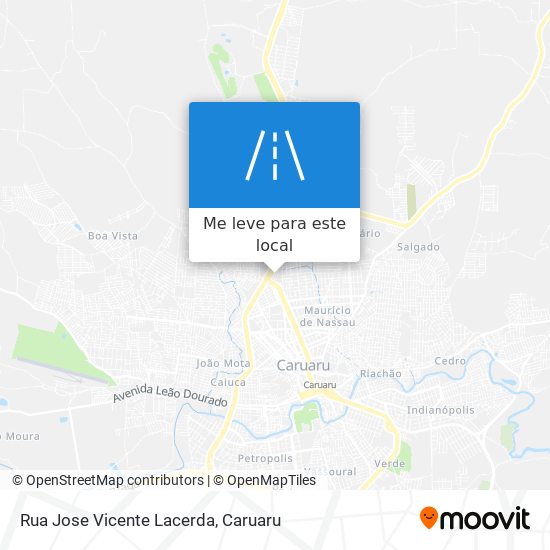 Rua Jose Vicente Lacerda mapa