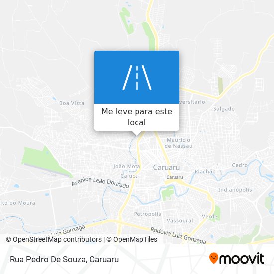 Rua Pedro De Souza mapa