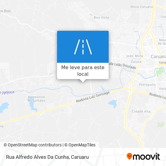 Rua Alfredo Alves Da Cunha mapa