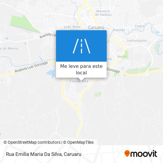 Rua Emilia Maria Da Silva mapa