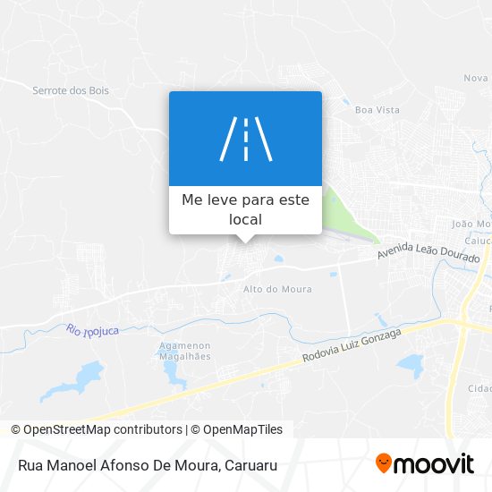 Rua Manoel Afonso De Moura mapa