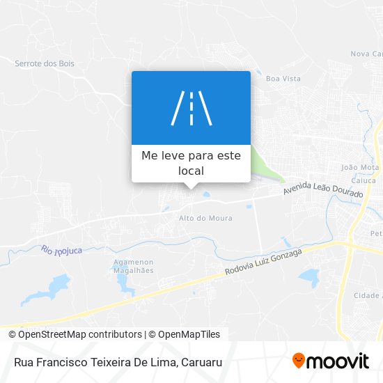 Rua Francisco Teixeira De Lima mapa