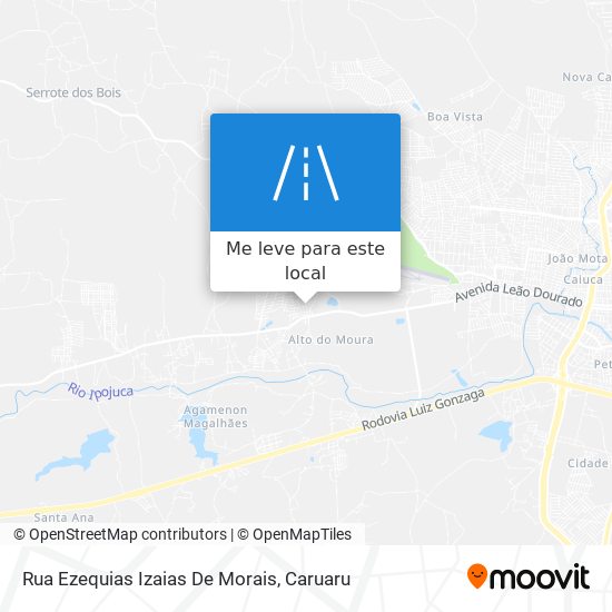 Rua Ezequias Izaias De Morais mapa