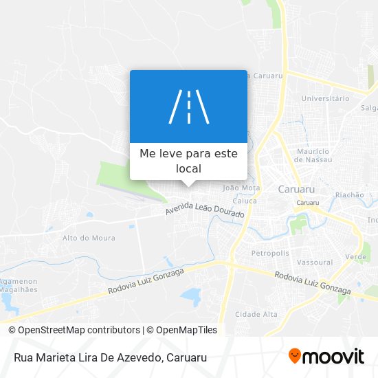 Rua Marieta Lira De Azevedo mapa