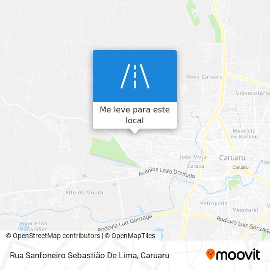 Rua Sanfoneiro Sebastião De Lima mapa