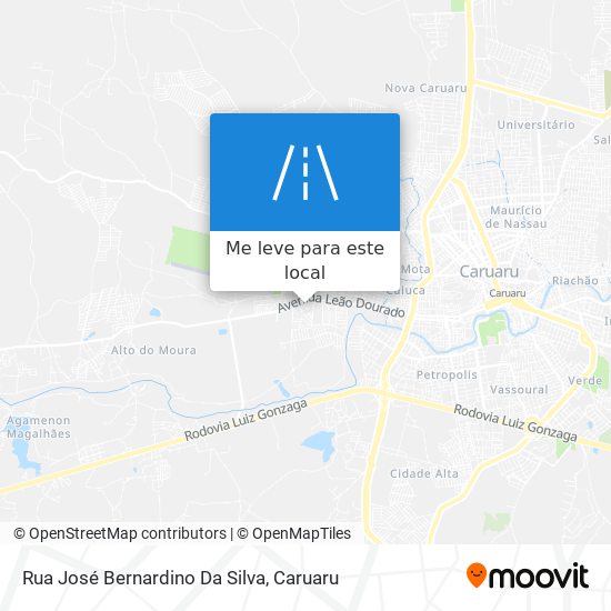 Rua José Bernardino Da Silva mapa