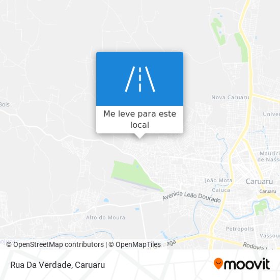 Rua Da Verdade mapa