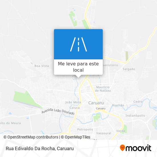 Rua Edivaldo Da Rocha mapa