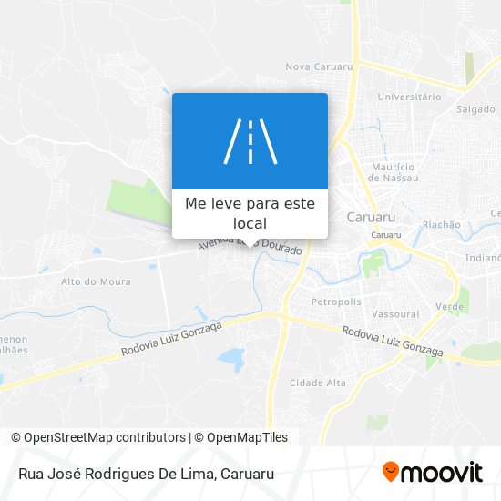 Rua José Rodrigues De Lima mapa