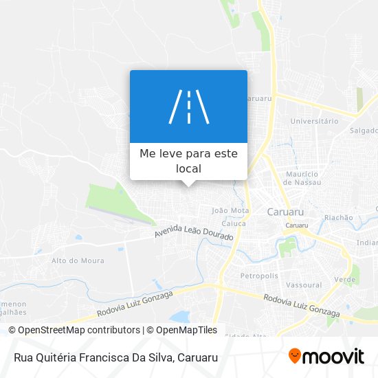 Rua Quitéria Francisca Da Silva mapa