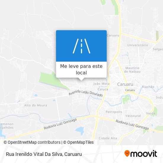 Rua Irenildo Vital Da Silva mapa