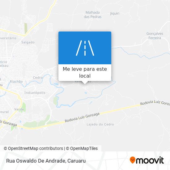 Rua Oswaldo De Andrade mapa