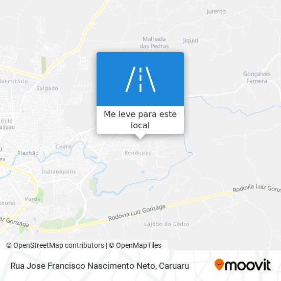 Rua Jose Francisco Nascimento Neto mapa