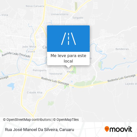 Rua José Manoel Da Silveira mapa