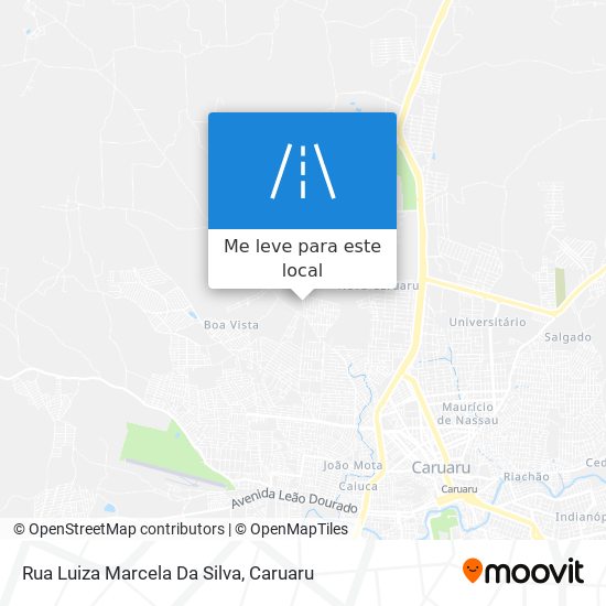 Rua Luiza Marcela Da Silva mapa