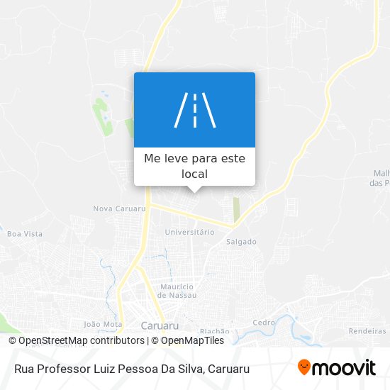 Rua Professor Luiz Pessoa Da Silva mapa