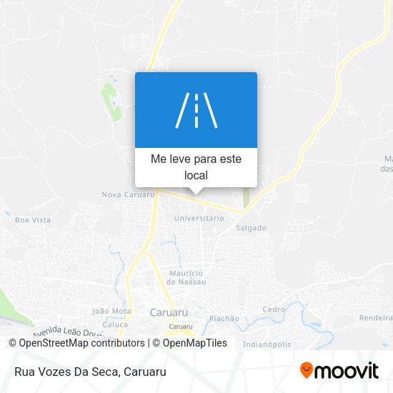 Rua Vozes Da Seca mapa