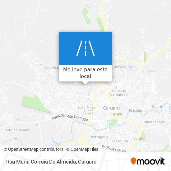 Rua Maria Correia De Almeida mapa