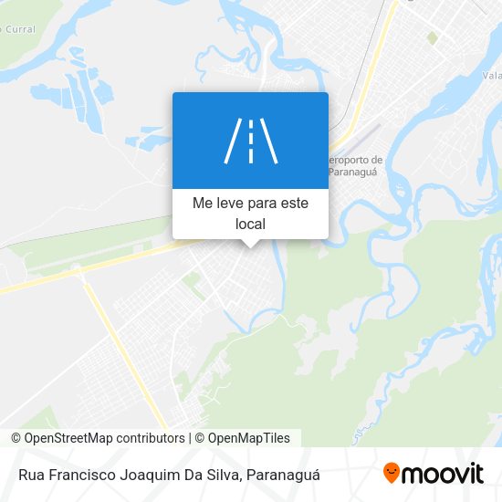 Rua Francisco Joaquim Da Silva mapa