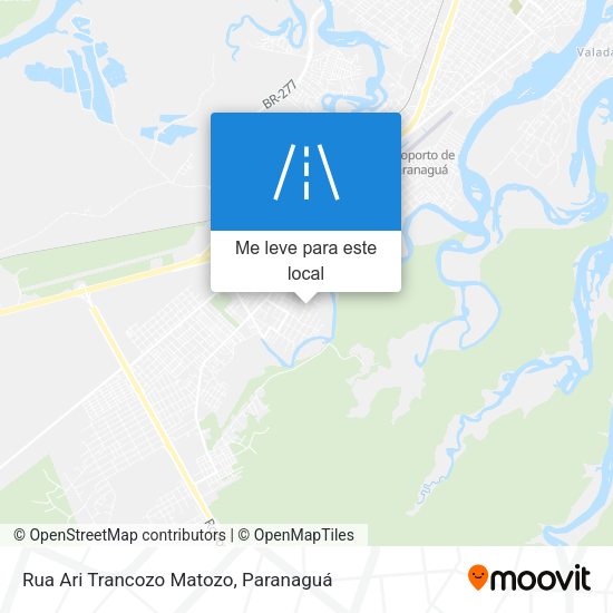 Rua Ari Trancozo Matozo mapa