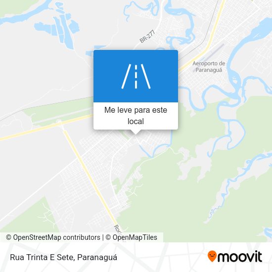 Rua Trinta E Sete mapa