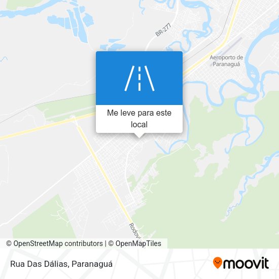 Rua Das Dálias mapa