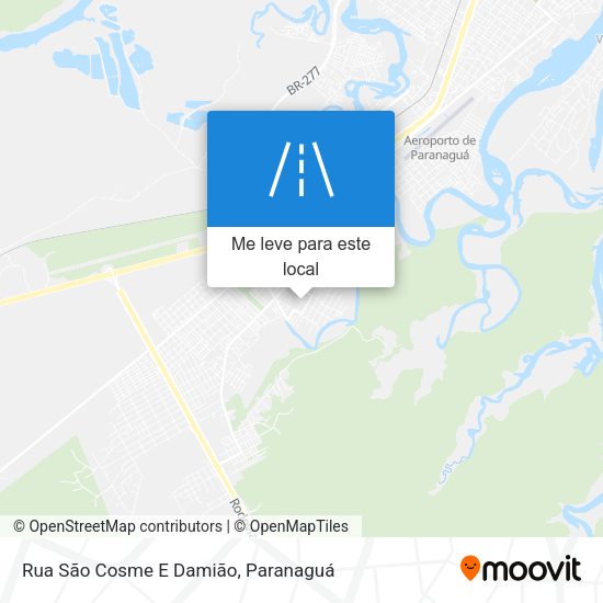 Rua São Cosme E Damião mapa