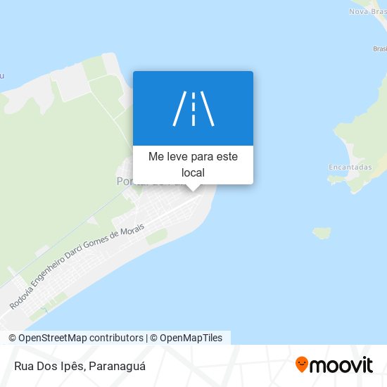 Rua Dos Ipês mapa