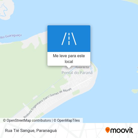 Rua Tié Sangue mapa