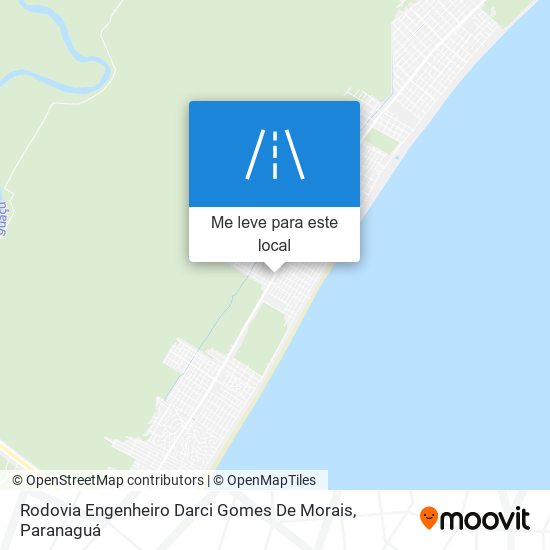 Rodovia Engenheiro Darci Gomes De Morais mapa