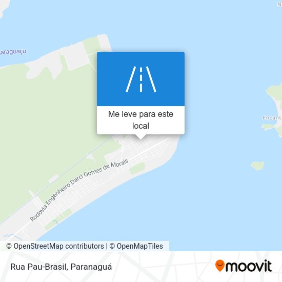 Rua Pau-Brasil mapa