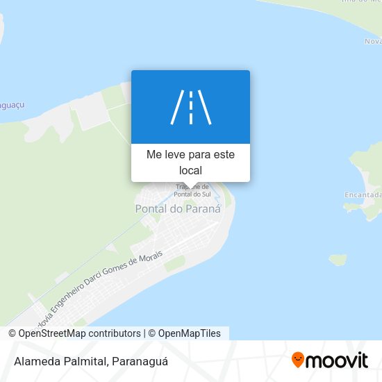 Alameda Palmital mapa