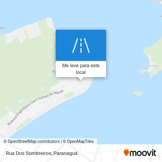 Rua Dos Sombreiros mapa