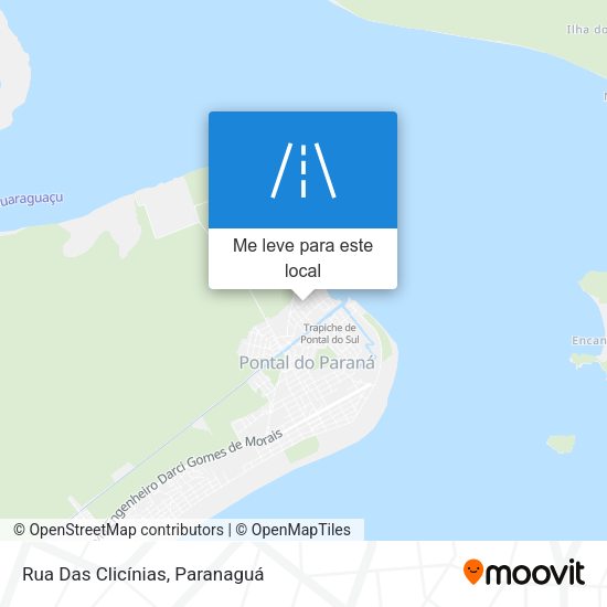 Rua Das Clicínias mapa