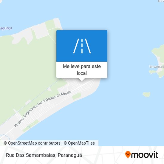 Rua Das Samambaias mapa