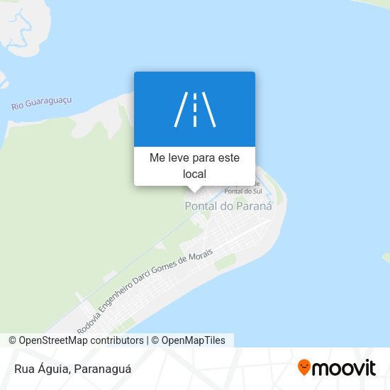Rua Águia mapa