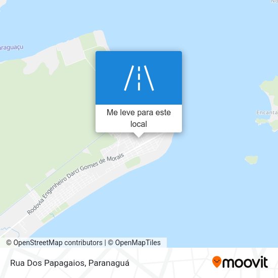 Rua Dos Papagaios mapa