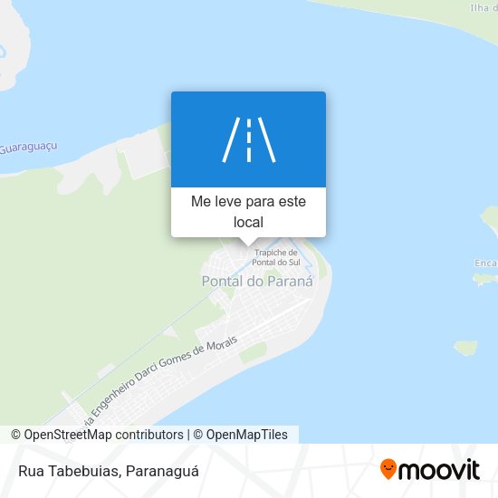 Rua Tabebuias mapa