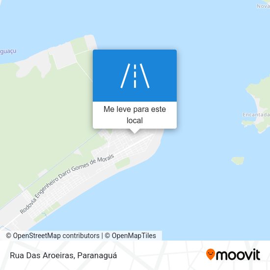 Rua Das Aroeiras mapa