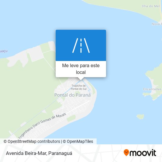 Avenida Beira-Mar mapa