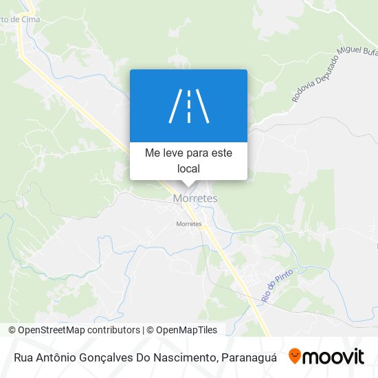 Rua Antônio Gonçalves Do Nascimento mapa