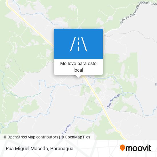 Rua Miguel Macedo mapa