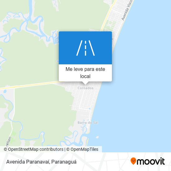 Avenida Paranavaí mapa