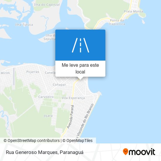Rua Generoso Marques mapa