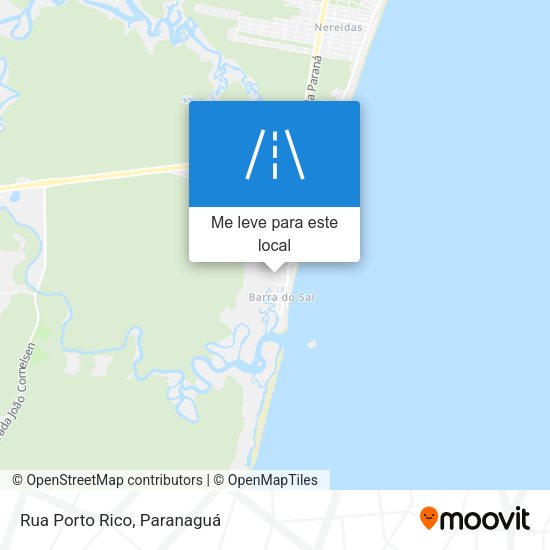 Rua Porto Rico mapa